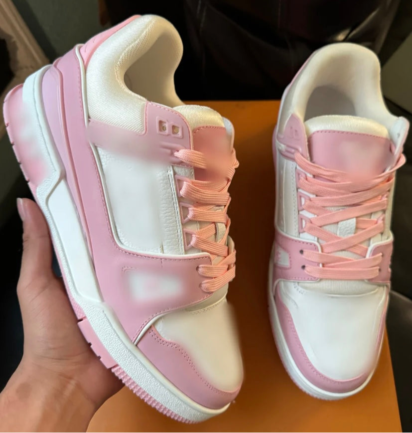Pink trainers